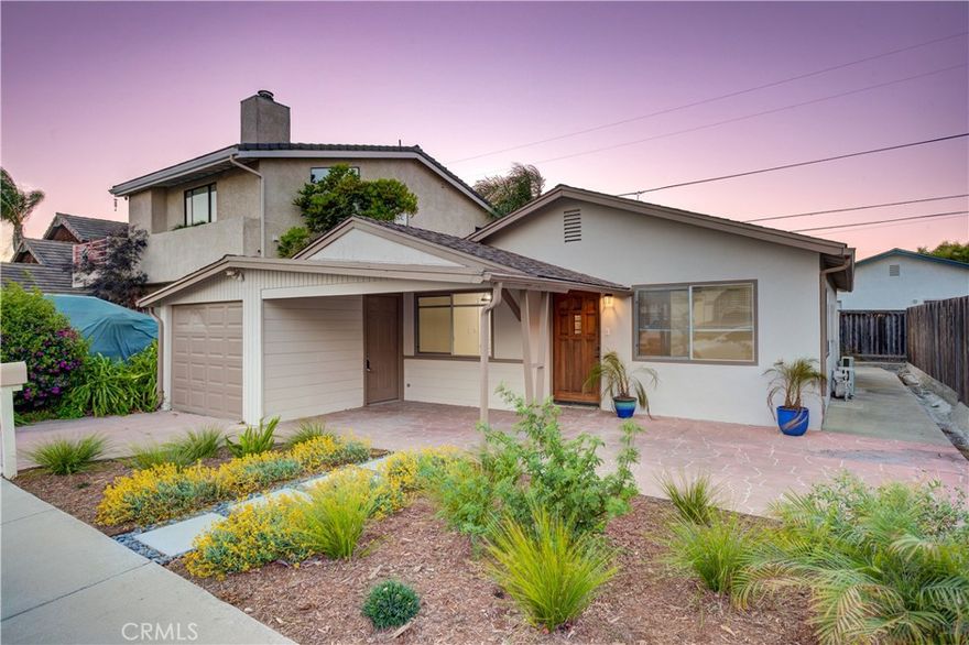 Imagine living just moments from the Pacific Ocean—214 Placentia Avenue offers that coastal lifestyle in the heart of Shell Beach. This single-level residence combines modern comfort with classic charm, creating a bright and inviting space filled with natural light. Inside, you’ll find two spacious bedrooms and a stylishly remodeled bathroom designed to maximize space and flow. The updated kitchen features a refreshing coastal design with light, warm colors and finishes that brighten the space and create an airy, uplifting atmosphere. The bonus room provides versatile options — ideal for a home office, creative studio, or extra living area — opening up even more possibilities. Outside, the backyard is a blank canvas, ready for your personal touch to create a private garden, entertainment space, or peaceful spot to enjoy the ocean breeze. Situated in a charming coastal neighborhood, the home is just minutes from Dinosaur Caves Park, Eldwayen Ocean Park, and the Shell Beach stairway beach access. Downtown Shell Beach and vibrant Pismo Beach are a short drive away, offering a variety of shops and dining spots like Zorro’s Café, Shell Beach Brewhouse, DePalo & Sons Market, and Papi’s Grill. Scenic coastal trails provide perfect opportunities for morning walks or sunset strolls, enhancing the relaxed beach lifestyle. Whether you’re seeking a peaceful primary residence, a weekend getaway, or a low-maintenance coastal home, 214 Placentia Avenue blends location, lifestyle, and comfort. Enjoy the soothing ocean air, stunning sunsets, and welcoming community that make this part of the Central Coast so special. Schedule your private tour today and discover the vibrant coastal living of Shell Beach.