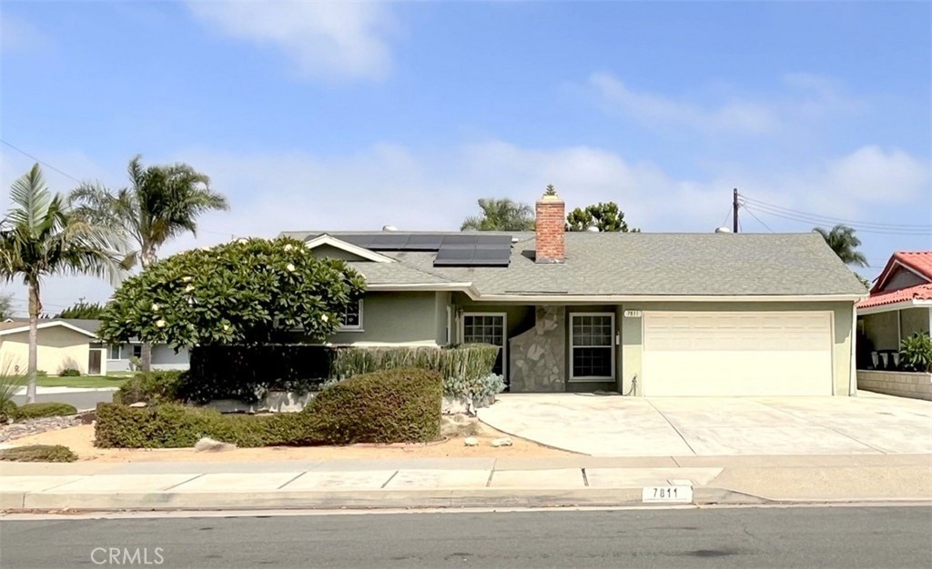 Stylish Coastal Ranch Home in Huntington Beach. Welcome to your dream home in the heart of Huntington Beach! This stunning, upgraded ranch-style property blends coastal charm with modern sophistication—offering comfort, style, and functionality all in one. The beautiful landscaping and elegant stone-accented entryway make a lasting first impression. Step inside to an expansive open floor plan featuring wood-look tile flooring, recessed lighting throughout, and an abundance of natural light that creates an inviting space for family and friends to gather. The kitchen is a true showstopper—boasting granite countertops, custom cabinetry, and high-end appliances. Whether you're hosting a dinner party or cooking up weeknight meals, this kitchen is designed for both style and performance. With multiple spacious bedrooms, this home is ideal for any family size. The luxurious primary suite features dual sinks, a dedicated vanity area, two closets (including a generous walk-in), and a resort-style bathroom that feels like a private spa retreat. A secondary bedroom with its own en-suite bathroom provides additional flexibility and privacy for guests or multi-generational living. Step outside to your private backyard oasis—perfect for entertainment. Enjoy the expansive patio cover, outdoor lighting, and low-maintenance landscaping ideal for summer BBQs, evening gatherings, or peaceful mornings with coffee. Energy-efficient upgrades like fully paid solar panels, a tankless water heater and a central A/C unit for a beach home ensure comfort and cost savings year-round. An oversized driveway offers ample space for multiple vehicles with ease. Located just minutes from world-famous beaches, top-rated schools, shopping, and dining—this home has it all. The only thing missing is your personal touch. Don’t miss this rare Huntington Beach gem!