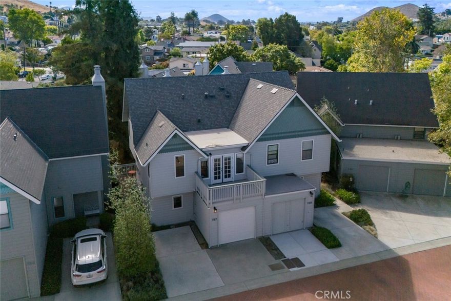 Welcome to your dream home in the heart of San Luis Obispo! Completely remodeled 3 Bedroom 2-½ Bath townhouse in the Historic District of vibrant downtown SLO offers convenience, lifestyle and little maintenance and just a short distance from CAL Poly. New exterior paint & roof to complete this turnkey gem. This meticulously remodeled home includes many custom furnishings specifically chosen and color-matched to enhance the peaceful Creekside location. Wall-to-wall wood floors throughout exude warmth & elegance. Soft light from southern exposure and a gas fireplace housed in an artful sculptural mantle in the living room create an inviting space for relaxation or entertainment. Freshly painted interior sets the stage for your personal touches. The custom kitchen boasts every amenity for the culinary enthusiast: top-of-the-line appliances, wide counters, abundant storage, pantry, pullout shelves & lazy Susan. A hint of sparkle in stone composite counters creates a masterpiece of efficiency & beauty. Whether hosting a dinner or preparing a casual meal, everything you need is at your fingertips. A flood of natural light makes the kitchen a pleasure. The bathrooms have modern fixtures, stylish tile & recessed lights. Main bedroom is furnished with a king size bed lit from beneath, ensuite bathroom with double sink vanity, large walk in shower, lots of closet space & heated tile floors invite you to unwind & refresh (laundry conveniently located upstairs). Beyond the stunning interior, 2 decks for Al fresco dining and garden boxes provide outdoor space. Garage with second adjacent parking space provides off-street parking with only a short walk to all the energy of Downtown SLO while living in the center of a block with 24/7 privacy & quiet. This is an incredible opportunity to own a remodeled, luxury home with a carefully designed interior, furnished & crafted with excellence and so much more. Contact us to schedule a viewing and make this fantastic property your new forever home!
