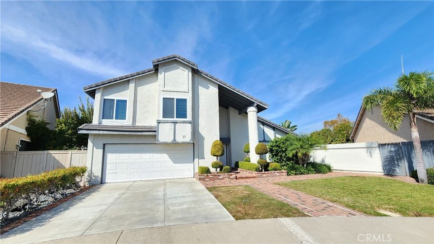 Welcome to this spacious 4-bedroom, 3-bath home offering approximately 2,600 sq. ft. of bright and comfortable living space, perfectly located in the highly desirable Deerfield Community of Irvine. This home has been freshly painted throughout, and features brand-new carpet and new flooring, giving it a modern and refreshed look. The open floor plan is filled with natural light, creating a warm and inviting atmosphere perfect for family living and entertaining. Enjoy a large yard (approx. 7,000 sq. ft.), ideal for outdoor gatherings, gardening, or relaxation. Conveniently located within the award-winning Irvine Unified School District, and just minutes from parks, pools, shopping centers, The District, Costco, UCI, and Newport Beach.
Easy access to I-5 and I-405 freeways for added convenience.