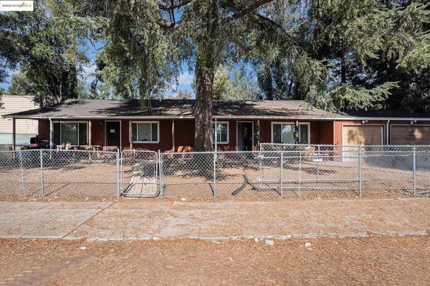 Duplex at the end of the street that backs Castlemont high school.  Quiet tenants, unit 2355 long term @ 8 yrs.  Good bones  A good investment with some room to grow to maximize cash flow.