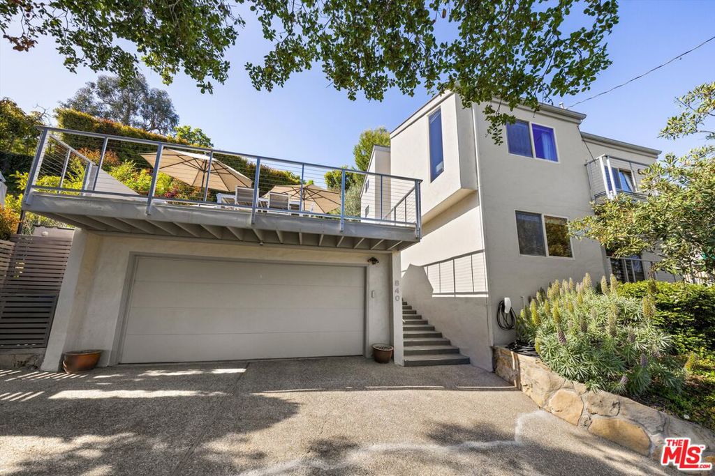 Turnkey modern home with a view! Nestled in Mission Canyon Heights, this retreat boasts wide vistas with three bedrooms and three bathrooms across two spacious levels. It features the convenience of two primary suites, one on each floor. The home has been thoughtfully designed with unique architectural elements, vaulted ceilings, and numerous skylights that fill the space with natural light, creating a bright and inviting atmosphere. Like to entertain? There is a very large deck above the two-car garage, perfect for hosting gatherings, enjoying outdoor dining, or simply relaxing and taking in the enchanting city views from multiple vantage points. The location offers an excellent combination of style and convenience, situated in the Roosevelt Elementary School attendance area and just minutes away from popular Santa Barbara attractions like the Old Mission, the Rose Garden, Downtown, and the Museum of Natural History.