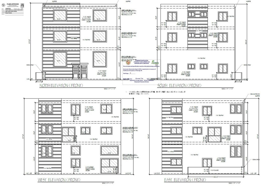 Prime Development Opportunity – Vacant Land with RTI Plans! Presenting an outstanding opportunity for developers and investors: vacant land with Ready-to-Issue (RTI) plans to construct 4 luxurious three-story units in the form of two duplexes. Each unit is thoughtfully designed with: 5 bedrooms and 5 bathrooms per unit a total building area of 8,412 sqft across all units. Modern layouts offering functionality and style. No RSO and Not subject to SB8 regulations, Streamlined project ready to go! Located in a desirable area, this property is perfect for those seeking to maximize their return on investment with a turnkey development opportunity. Buyer to perform their own investigations and due diligence regarding all aspects of the property, plans, and development. This is a rare chance to build an impressive project—don't miss out!