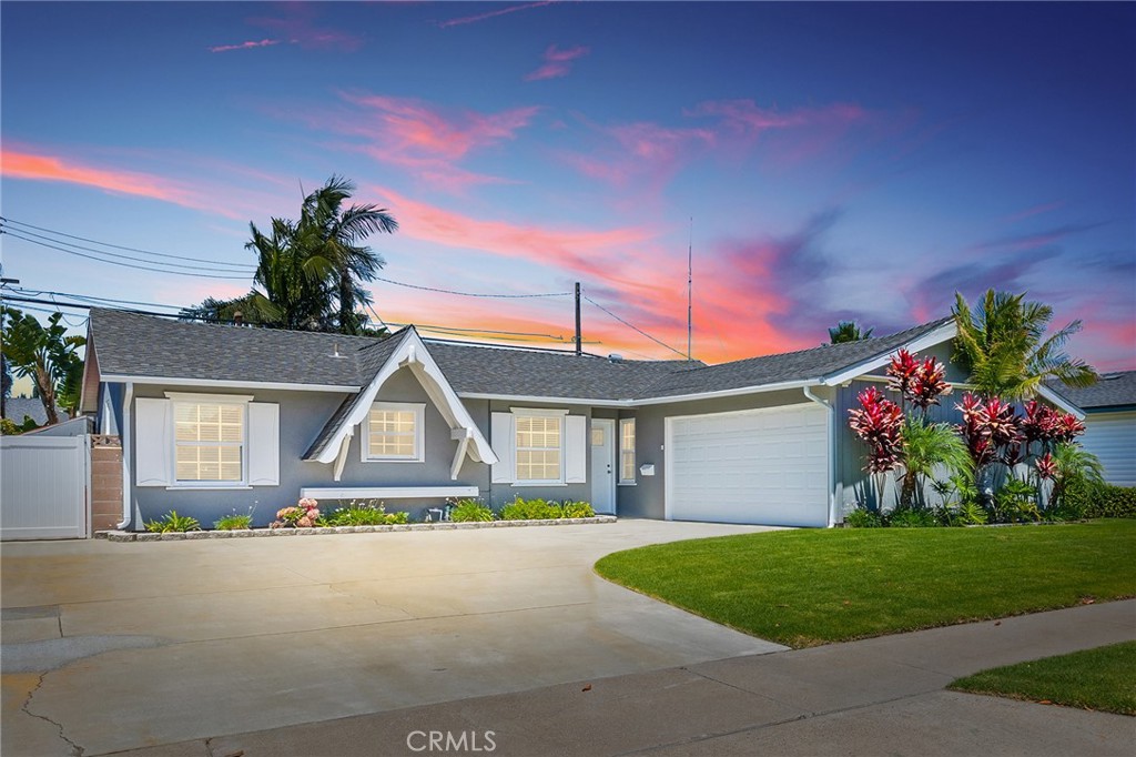 Welcome to your dream home in one of Garden Grove’s most sought-after neighborhoods! This charming single-family residence offers the perfect blend of comfort, style, and convenience. Featuring 4 bedrooms and 1.5 bathrooms, this meticulously maintained home boasts just over 1,100 SqFt of inviting living space on a generous 6,200 SqFt lot. Step inside and fall in love with the brand-new kitchen, thoughtfully designed for both everyday living and entertaining. The light-filled interior flows seamlessly to the outdoors, where a lushly landscaped backyard awaits—perfect for summer barbecues, gardening, or simply relaxing under the California sun. Enjoy the convenience of a two-car garage with new epoxy flooring and the peace of mind that comes from a home lovingly cared for. Best of all, you’re within walking distance to top-rated schools, making this location as practical as it is desirable.
Don’t miss this rare opportunity to own a piece of Garden Grove’s charm!