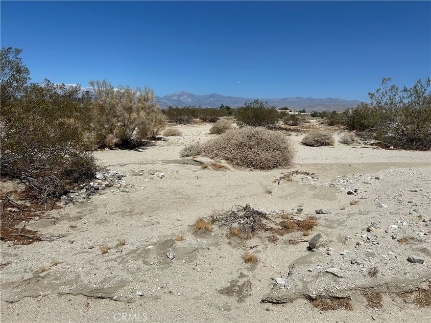 This 10-acre flat lot on 18th Ave, Desert Hot Springs, CA 92241 (APN: 659-020-009) offers a unique opportunity in a serene desert setting surrounded by breathtaking mountain views. Located near Paradise RV Park and Desert Crest Country Club, this property provides endless potential for development, recreation, or investment. Enjoy the peaceful atmosphere of the desert while still being within reach of local amenities. Whether you're looking for a private retreat, a future home site, or a long-term investment, this expansive lot is full of possibilities! Owner also has listed adjacent lot (659-020- 008 10 acres) listed for the same price. No soils reports, surveys, etc., have been done.
