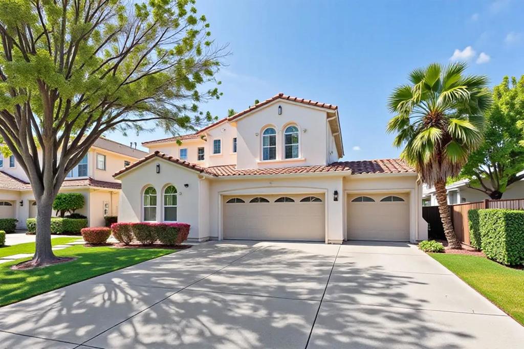 Welcome to this beautifully maintained, move-in ready contemporary home nestled in a private court in a family-friendly Tracy neighborhood. With 3,140 sq ft of thoughtfully designed living space, this home offers 5 bedrooms and 3.5 bathrooms. The main level features not one, but two bedrooms, including a spacious primary suite and a second downstairs bedroom with its own full bathperfect for multi-generational living, extended family, or guests. The open-concept kitchen boasts elegant cherry wood cabinets, granite countertops, and stainless-steel GE appliances. Soaring ceilings throughout the home create an airy, sophisticated feel. Step outside to a low-maintenance patio and yard ideal for relaxing or entertaining. Conveniently located near parks, schools, and shopping, this home is a must-see!