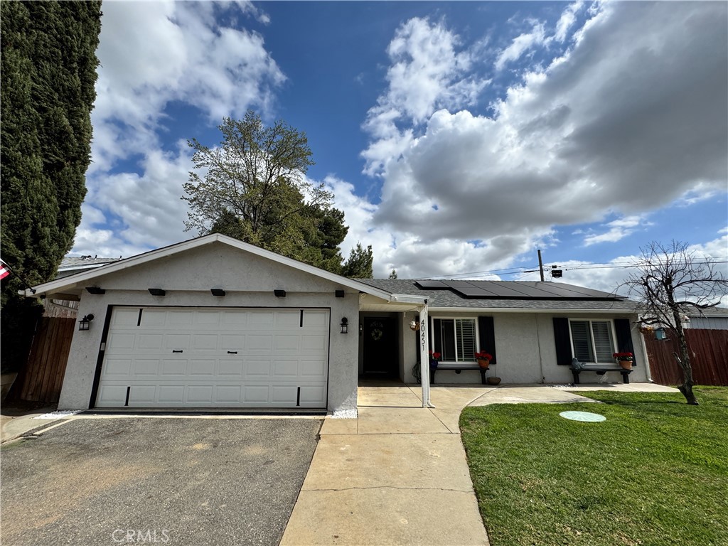 Experience the perfect blend of modern upgrades and peaceful living in this beautifully renovated, move-in-ready home nestled at the end of a quiet cul-de-sac in desirable Cherry Valley. This well laid out 4-bedroom residence sits on a picturesque lot framed by mature trees, great landscape and hardscape that offers both charm and privacy. Step inside to discover luxury vinyl plank flooring throughout, combining style and durability for everyday living. The heart of the home is a stunningly updated kitchen featuring white marbled quartz countertops, a custom tile backsplash, and abundant counter space—perfect for both meal prep and entertaining. The primary suite offers French doors leading to a private patio and yard. The ensuite bathroom has been thoughtfully remodeled with designer black-and-white tile, a modern vanity and mirror, and a show-stopping walk-in shower. Step outside to your own backyard oasis, where you'll find a built-in BBQ, shaded pergola, mature landscaping, and an additional patio space, ideal for relaxing or hosting gatherings. A large storage shed is perfectly placed for easy access and tons of additional storage.
This home is not only stylish—it’s smart. Solar panels are fully installed with an affordable assumable payment, and a soft water system is already in place for added comfort and efficiency. Plus, a tankless water heater! No more cold showers! Run all your appliances at once and still get pipping hot water. NO HOA and low taxes, this home offers the perfect balance of peaceful country living with easy access to shopping, dining, and outdoor recreation. Don’t miss your opportunity to own a truly upgraded home in the heart of Cherry Valley. Schedule your private tour today and see why this one stands out from the rest!