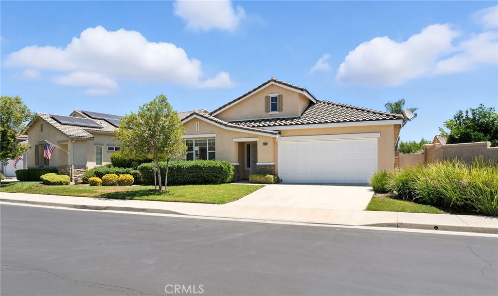 **Charming Retreat in the Heart of Menifee's 55+ Oasis Community**
Welcome to your dream home nestled within the serene and vibrant 55+ Oasis Community in Menifee, CA! This beautifully maintained residence offers not just a house but a lifestyle filled with comfort, convenience, and community spirit.
As you step inside this inviting space, you'll be greeted by an abundance of natural light that flows through an open-concept layout designed for easy living. The spacious living area invites relaxation and gatherings alike, while the well-appointed kitchen boasts modern appliances, ample counter space, and lovely cabinetry. Retreat to the generously-sized master bedroom. Guests will feel right at home in the additional bedroom that offers perfect flexibility as an office or craft room. The attached two-car garage provides plenty of space for vehicles and storage. Oasis Community is an active adult Community with lots of amenities. There is a fitness center, grand ballroom, library, billiard room, and arts and crafts studio. Outside the clubhouse are courts for bocce ball, shuffleboard, and tennis, an outdoor pool and amphitheatre.
Golf enthusiasts will love being so close to the course with its strategically placed bunkers, sparkling waterways, beautiful mature trees, and challenging fairways. Come take a look today!