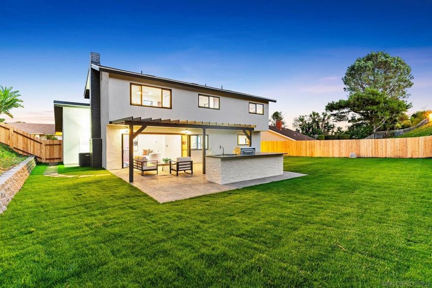 Positioned in the coveted Del Mar Heights community, this beautifully reimagined home has just undergone a full renovation, bringing modern luxury to one of San Diego’s most desirable coastal neighborhoods. Set on an oversized lot, the property offers exceptional indoor–outdoor living and room to grow, with possibilities to further expand the footprint, add a pool, or build an ADU.  Located on a quiet, low-traffic street, this home offers the perfect blend of privacy and convenience. You’re just minutes from upscale shopping and dining, the acclaimed Del Mar Beach, top-rated Del Mar schools, and effortless freeway access.  With its rare combination of a premium location, newly renovated interior, and abundant potential, this home presents an exceptional opportunity to experience elevated coastal living in Del Mar Heights.