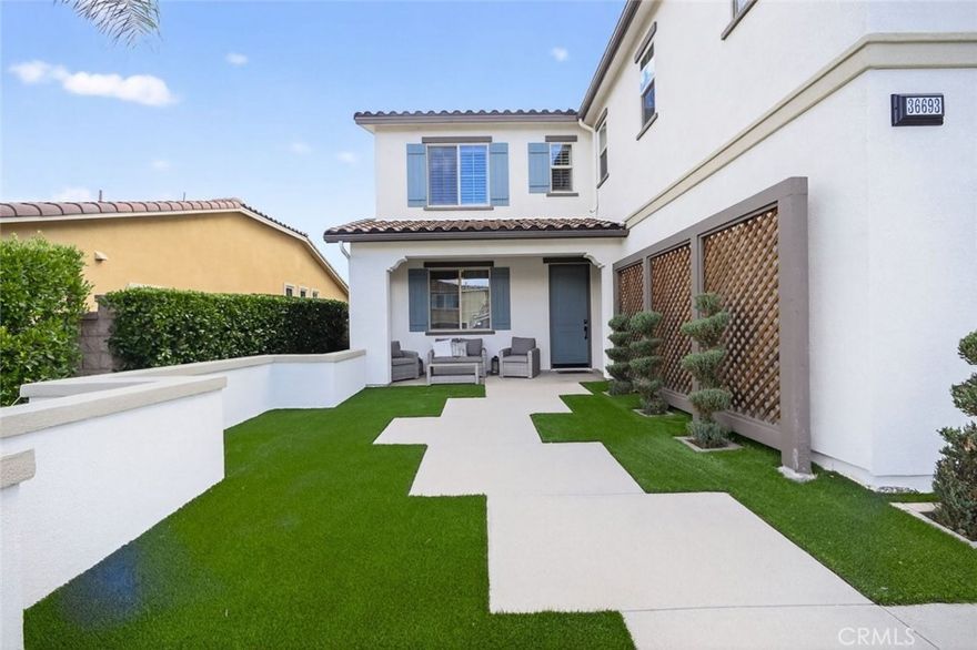 Welcome to 36693 Hermosa Drive, A Spacious Retreat Designed for Comfort and Entertaining



This beautifully appointed 5-bedroom, 3-bathroom single-family home in the heart of Lake Elsinore offers an impressive 3,632 square feet of living space on a 7,405 square foot lot. With two stories and a 3-car attached garage, this home blends functionality, elegance, and modern style.



Inside, you'll find an open-concept layout that seamlessly connects the kitchen, dining, and living areas-perfect for both everyday living and hosting guests. The gourmet kitchen features stainless steel appliances, a double oven, recessed lighting, a walk-in pantry, and a spacious island that flows naturally into the living room.



Entertain with ease at the built-in wet bar or enjoy the indoor-outdoor lifestyle, with the living room opening directly to a covered outdoor deck and patio area-ideal for gatherings or quiet evenings outside. The first floor includes a dedicated office/bonus room, great for working from home or accommodating visitors.



Upstairs, the primary suite is a private haven featuring a large walk-in shower, soaking tub, dual vanities, and generous closet space. Secondary bedrooms are well-sized, and the laundry room provides ample space and storage.



Additional highlights include recessed lighting throughout, a 3-car garage, and outdoor areas ready for your personal touch.



Located in a desirable neighborhood within the Lake Elsinore Unified School District, this home offers a perfect blend of luxury, space, and convenience.