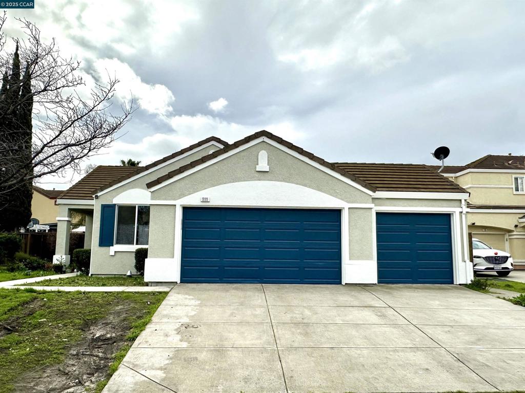 This move-in-ready home offers four spacious bedrooms, two full baths, and a rare three-car garage, perfect for families and extra storage. Natural light fills every room, enhancing the bright and airy atmosphere. The open kitchen features sleek tile countertops and a charming dining nook, ideal for family meals and entertaining. Enjoy the peace and privacy of a cul-de-sac location while benefiting from easy access to Highway 4 and nearby shopping. Recent upgrades include fresh interior and exterior paint, beautiful new laminate flooring, and meticulous maintenance throughout. Lease terms require a one-year minimum, with move-in costs of one month’s deposit plus first month’s rent. No pets and no smoking. Don’t miss this immaculate home!