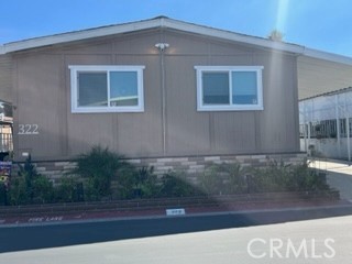 Beautiful 3-bedroom 2 bath mobile home located in the exclusive Rancho Ontario. This home's floorplan boasts the main suite in the back of the home with a big walk-in closet, the guest bedrooms are located in the front part of the home along with the guest bathroom. The home offers an open concept from the dining room to the living room. The driveway can fit up to 2 vehicles and also offers a big shed. The home offers a nice big open porch. Newly renovated amenities await you offering a heated pool and spa opened year-round, a hall to host any event, our clubhouse offers a billiards room, card table room, a fitness room as well as a gym and a lounge area to just sit and relax. The Park also offers an active area with two pickleball courts, bocce ball and we didn't forget about your fur babies, two dog parks. Don't miss out on the opportunity to call this beauty your home.