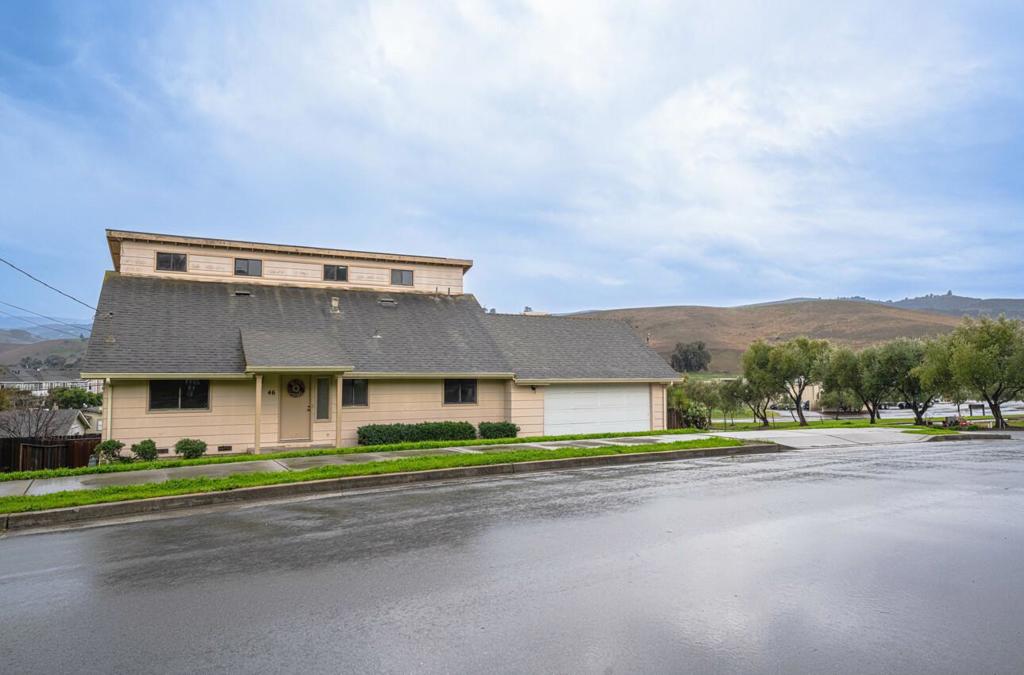 Here awaits you in the sought after community of San Juan Bautista, a custom built 2- story 4-bedroom 2-bathroom 1840 sq ft home. 2 bedrooms upstairs & 2 bedrooms downstairs. Built in 1980.First time ever to be on the market. Perfectly positioned on an oversized 11,204 sq ft Lot. Easy access to the highway. Quiet edge of town. This property has the opportunity to be rezoned to create yourself a duplex or triplex. City planning of San Juan Bautista says it's possible. This lovely community boasts the Historic San Juan Mission, boutique shops, delicious eateries and parks all within a few blocks away. Don't miss this opportunity to make this property your own.
