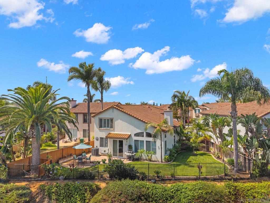 MarBrisa beauty with expansive views! Nestled in a gated community on a quiet cul-de-sac, this stunning two-story home features 5 bed, 3.5 bathrooms, and a spacious 3-car attached garage. Enjoy vaulted ceilings on the main level with full bed and bath down. The kitchen comes fully equipped with Sleek black stainless steel appliances and a gas range to complete the modern look. Upstairs, the home offers 3 additional bedrooms, a hallway bath with dual sinks, and a primary suite with dual sinks, soaking tub, walk-in shower, and generous closet space. Step outside to a fully manicured backyard with a patio, perfect for entertaining or relaxing. This community offers a pool, spa, park, and picnic area. Plus, enjoy no rear neighbors and expansive views, adding privacy to your retreat.