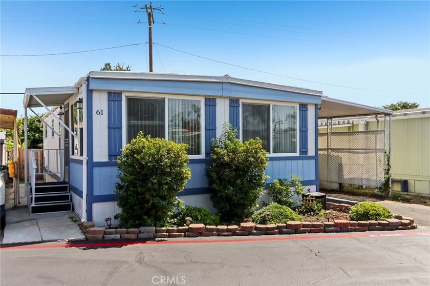 Welcome to The Groves on Foothill – Your Perfect Move-In Ready Retreat!



Step into this beautifully remodeled 2-bedroom, 2-bathroom home that combines modern updates with a warm, inviting atmosphere. As you enter, you’re immediately greeted by a spacious living room filled with natural light, thanks to newer windows that brighten every corner. The living room seamlessly flows into the dining area, creating the perfect space for entertaining family and friends.



The kitchen, is both functional and stylish, complete with a new Amana gas range and refrigerator, making it ready for all your culinary adventures.



The expansive primary bedroom offers a walk-in closet, providing plenty of space for all your essentials, while the second bedroom features a convenient freestanding closet and cabinets for additional storage. Both bathrooms have been fully remodeled, giving you a fresh, modern feel throughout the home.



Notable updates include Bathroom remodels, french doors, electrical panel, ensuring peace of mind for years to come. Energy-efficient LED lighting, fresh interior and paint add to the home’s overall charm. Additionally, skirting around the perimeter and replaced under-coach insulation enhance both the aesthetics and energy efficiency of the home.



One of the standout features of this property is the French Doors leading from the master bedrooms to your very own private, fenced-in backyard—your own oasis for relaxing, gardening, or hosting small gatherings. It's the perfect space for outdoor activities, offering peace and privacy.



Outside, you’ll love the clubhouse amenities, including a refreshing pool and patio/BBQ area—ideal for relaxing or socializing with neighbors. The location is unbeatable, with shopping, transportation, and all the conveniences you need just a short walk away.



This home truly has it all. It’s waiting for you to move in and make it your own. Don’t miss your chance to experience everything this home and community have to offer—schedule your showing today!