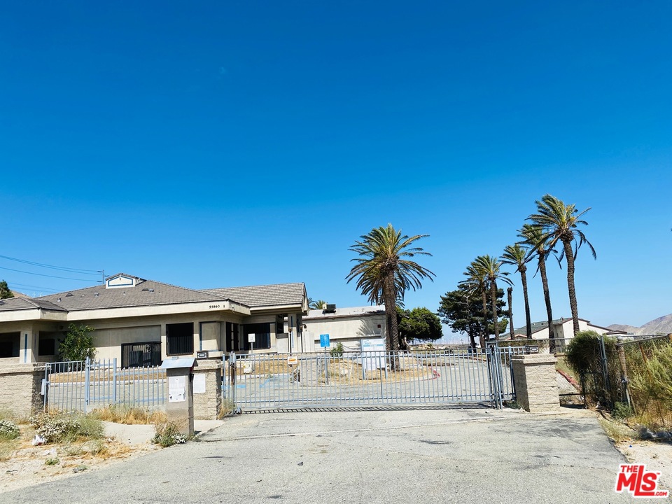 Unique chance to occur two APNs totaling of 7.23 acre of land along with the compound of 6 commercial buildings are located in mins from FWY 10 in close proximity to Cabazon,Morongo and Palm Springs.The architecture and location of this site are perfect for any retail plazas as well as for the resorts, hotels, any kind of facilities. There is also a great possibility for cannabis industry due to seller's submitted applications for manufacturing, cultivation and distribution. Thats a real choice to create ultimately any kind of businesses. Buildings have 25'-30' high ceilings and Mountain View's. There are huge aquatic center w enormous pool, restaurant w fully equipped kitchen, gym, former half-way house with 160 rooms for occupancy of 320 people. Building 1 - 26,910sq.ft. Building 2 - 13,200sq.ft, Building 3 - 3,000 sq.ft, Building 4 (dining hall/restaurant/kitchen) - 10,300sq.ft, Building 5 (aquatics center) - 7,200 sq.ft., Building 6 (administrative) 3,960 sq.ft.