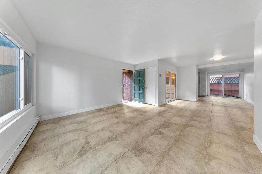Incredible opportunity to own a beautiful, bright and spacious 3 bedroom 2 bathroom 1,209 square foot condo in the highly coveted Lake Murray Terrace complex in San Carlos! Desirable first floor end unit features seamless open floor plan, newer kitchen with shaker cabinets, quartz countertops and backsplash, stainless steel appliances, in unit washer/dryer area, tile flooring, 2 patios areas with sliding glass doors, perfect for entertaining and enjoying your morning coffee, and newer LVP wood flooring. Primary bedroom is spacious with 2 closets and additional bedrooms have lots of natural light. Community features beautiful pools, spas, and playground. Close proximity to shopping centers, restaurants, entertainment, Grossmont College, San Diego State University, Mission Trails, Cowles Mountain, Lake Murray, and freeway access for ease of work commute. FHA and VA approved! Come see this excellent opportunity to make it yours!