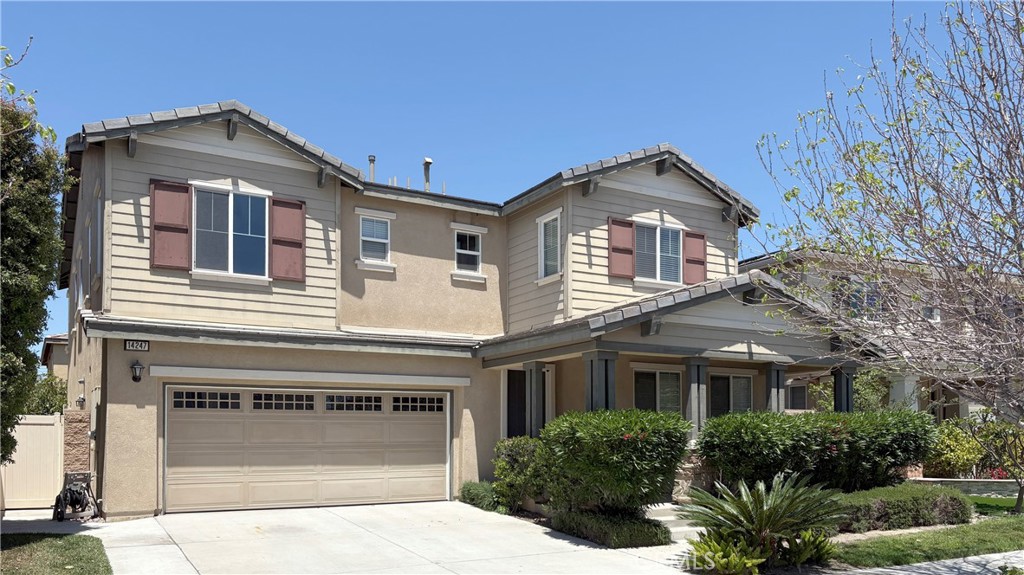 This exquisite two-story home, located in the highly sought-after area of Eastvale, offers 4 bedrooms, 3.5 bathrooms, and a generous 2,694 square feet of living space. Boasting exceptional curb appeal and a meticulously landscaped exterior, this turn-key residence is designed with ceramic tile, plush carpeting, recessed lighting, and an abundance of natural light that enhances its welcoming ambiance.
The gourmet kitchen is a true centerpiece, featuring granite countertops, stainless steel appliances, rich dark wood cabinetry, an island/breakfast bar, and a convenient Butler's Pantry. It seamlessly flows into the inviting family room, which is accentuated by a cozy fireplace and elegant limestone accent walls.
Upstairs, the master suite offers a tranquil retreat with dual sinks, a separate shower, a luxurious soaking tub, and two spacious walk-in closets. There is another suite in addition to the other 2 spacious bedrooms. The separate laundry room is thoughtfully equipped with a utility sink and ample storage space to meet your everyday needs. Meanwhile, the backyard is an entertainer's paradise, complete with a built-in barbecue, refrigerator, durable vinyl fencing, and stylish stacked stone accents.
Conveniently situated in a quiet cul-de-sac, this home is close to schools, parks, shopping, dining, and offers easy access to freeways. Located within the prestigious Corona-Norco Unified School District.