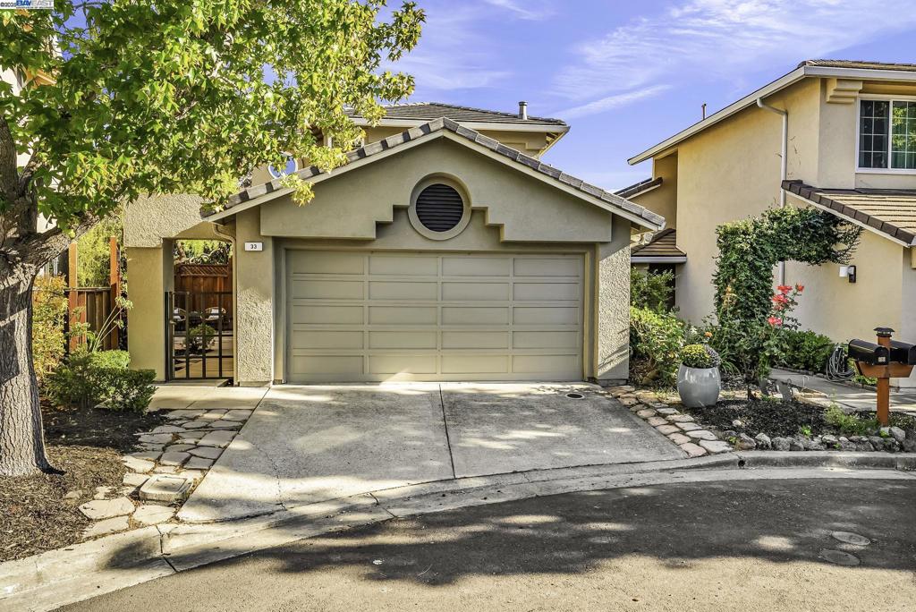 Welcome to your serene oasis in the highly sought-after Canyon Lakes gated community of San Ramon! Nestled on a quiet court, this stunning single-family home combines comfort, style, & resort-like amenities. Step inside to soaring ceilings, a cozy fireplace, & an inviting living room, dining room combo area filled with natural light. The beautifully updated eat-in kitchen boasts updated appliances, lots of cabinets & plenty of space for casual dining. The main level also features a versatile bedroom & a full bath, laundry area, & an attached two-car garage with extra storage. Newer Roof with Solar that is paid for. Upstairs, you’ll find two spacious suites: a junior suite with its own private bath, & a sunlit primary retreat with generous closets and a luxuriously recently remodeled beautiful ensuite showcasing dual vanities & an oversized spa-like shower. Enjoy effortless indoor-outdoor living with a private backyard—perfect for dining & relaxation plus front patio courtyard. Community amenities, low HOA $260, includes 24-hour manned security gate, sparkling pools, tennis & pickleball courts, a picturesque lake & walking paths. All of this within minutes to award-winning schools, parks, golf & country clubs, shopping, dining, & easy access to 680/580 and BART.