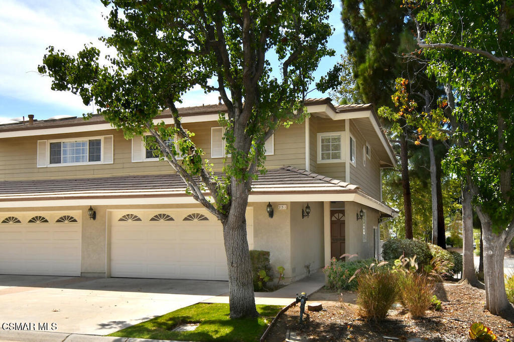 Beautifully reimagined end-unit townhome in Thousand Oaks! This 3-bedroom, 2.5-bath home has been thoughtfully updated from top to bottom with fresh paint, new wood-like tile floors, custom tile work, and all-new fixtures throughout. The main level offers direct entry from the attached private garage, a bright and spacious living area with a fireplace and plenty of room to entertain, a completely refreshed kitchen with modern finishes and new stainless steel appliances, a remodeled powder room, and access to a private outdoor patio--perfect for dining al fresco or enjoying quiet mornings. Upstairs, the expansive primary suite features multiple closets and a stunning new bathroom with designer details. Two additional bedrooms share a remodeled hall bath, and a wall of built-in storage provides added convenience. Additional highlights include new window blinds, washer/dryer hookups in the private garage, newly landscaped grounds, and access to a well-maintained community with pool and spa. Ideally located just minutes from schools, shopping, dining, hiking trails, and freeway access, this turnkey home combines style, comfort, and convenience. A must-see!