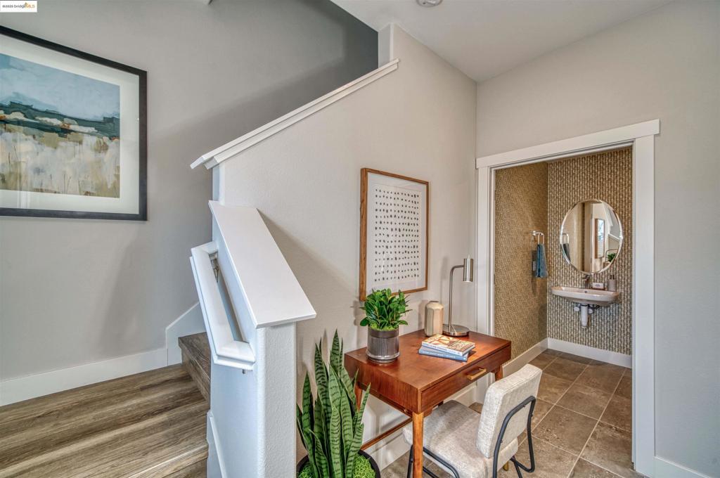 Brand New 1,563 square foot townhome style. 3 bedrooms, 3 full baths. Popular open floor plan concept. Beautiful interior finishes. High ceilings. Large Master bedroom with 12 feet ceiling, fits a king size bed with two 36 inch night stands. 2-Car tandem Garage with interior access. Highly desirable community with a beautiful hillside backdrop, overlook park and dog park with a public walking trail within the community. Great location! Short walk to BART. Easy access to 880 and 580. Close by shopping and restaurants. This home is located at SoMi HayPark, our popular Plan 1 Hayward, CA 94544.