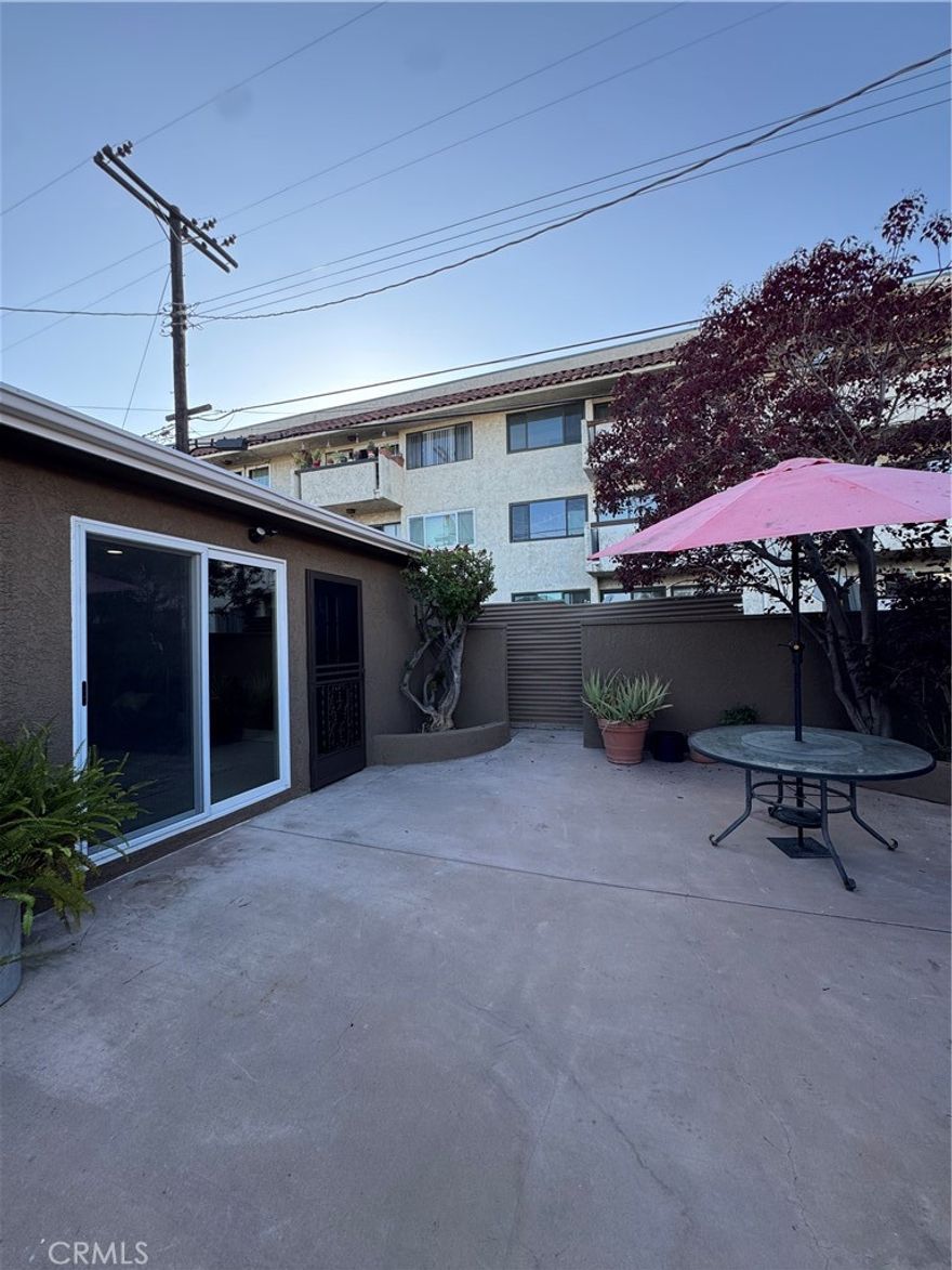 Available for Lease Private Studio Apartment in a Great Central Location-

This private back unit studio sits in a quiet, well-kept part of town and is conveniently located the freeway, shops, restaurants, and daily amenities. As you arrive, you'll find ample off-street parking directly in front of the property and a private entry into the property. 

The unit features a charming front patio perfect for enjoying fresh air or setting up a small outdoor seating area.

A large sliding glass door opens into the light and bright living space, which has been freshly painted and thoughtfully furnished for immediate comfort. Inside, the studio includes a microwave, refrigerator, gas stove, and a small toaster oven. The space is accented with tile flooring, recessed lighting, a wall-mounted A/C unit, ceiling fan, and a cozy area rug. A walk-in closet offers generous storage.

The bathroom is a spacious 3/4 bath, clean and well-maintained. For added convenience, a communal washer and dryer are located onsite.

All utilities and Wi-Fi internet are included in the rent, making this a simple, turn-key living opportunity.

Initial lease term to be 12 months and negotiable thereafter.