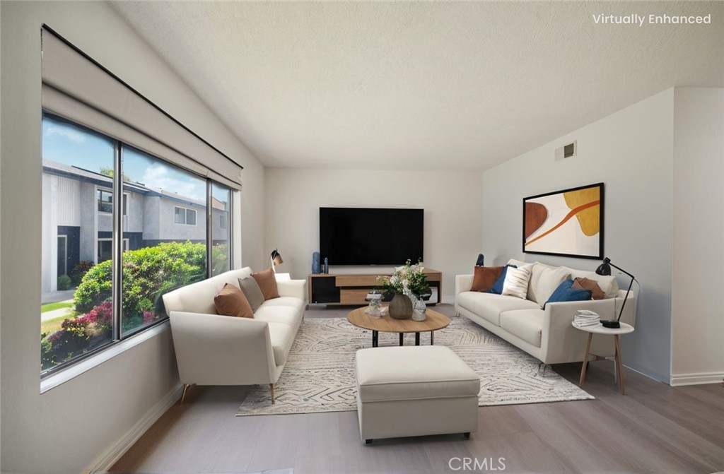 ***This property qualifies for a $15,000 closing cost GRANT. No repayment is required. Compatible with conventional loans. Covers all recurring and non-recurring closing costs. (Buyer must qualify)***Discover this beautifully updated home at 1926 Lucas Street Unit 2 in San Fernando, offering modern upgrades and a move-in ready feel. Step inside to find an inviting open layout with new flooring, fresh paint, and new blinds that fill the home with warmth and natural light.
The kitchen shines with brand-new cabinets, providing both style and functionality, while the bathrooms feature sleek new vanities for a fresh, contemporary touch. Every detail has been thoughtfully upgraded to create a home that’s as stylish as it is comfortable.
Upstairs, retreat to tranquil bedrooms, including a luxurious primary suite with extensive closet space and privacy for restful evenings. Additional features include an in-unit washer and dryer for added convenience and a private two-car garage.
Enjoy your own outdoor sanctuary with a private patio—ideal for morning coffees, weekend barbecues, or unwinding after a busy day. The community offers a sparkling pool, perfect for cooling off during warm California days.
Perfectly situated in a desirable San Fernando neighborhood, you’ll enjoy easy access to local shops, dining, schools, and major freeways—making your daily commute and weekend outings a breeze. Whether you’re a first-time buyer, downsizing, or looking for a smart investment, this home is a must-see.