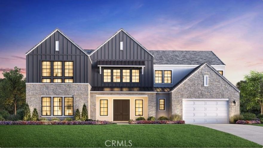 Step into this stunning two-story home nestled in a prestigious, gated luxury community—where elegance meets everyday comfort. Designed with both style and functionality in mind, this residence features a striking 60" linear fireplace in the expansive Great Room, perfect for cozy evenings and sophisticated entertaining.  A dramatic 20' x 8' stacking glass door floods the space with natural light and creates a seamless indoor-outdoor living experience. In the spa-inspired primary suite, unwind under a sleek rain shower head, creating your own private oasis. Don't miss one of the final opportunities to personalize your finishes and truly make this exceptional home your own.