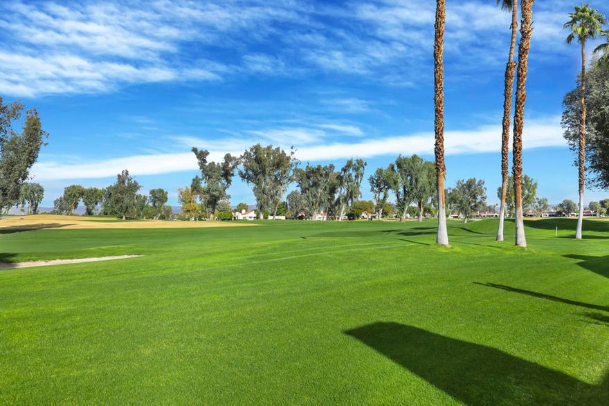 Waking up to abundant natural light and serene golf course views is truly captivating. This rarely used 3-bedroom, 2-bath residence has been occupied only occasionally and remains in excellent condition. Recent improvements include new flooring throughout and brand-new appliances, offering a fresh and modern feel. Experience refined golf course living surrounded by expansive greenbelts and manicured fairways. Residents enjoy a full suite of resort-style amenities, including a pool and spa, pickleball and tennis courts, a modern fitness center, an elegant clubhouse, and an on-site restaurant--all centered around a premier golf course designed for both leisure and lifestyle. The land lease has been extended through 2121, providing long-term peace of mind. The property is offered fully furnished, making it an exceptional opportunity for immediate enjoyment or a turnkey investment.