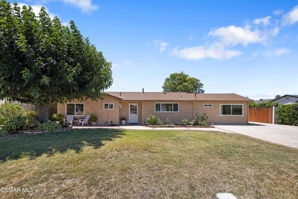 Welcome to this beautifully updated single-story bungelow home, perfectly situated in a central Thousand Oaks location. This turn-key residence features 3 bedrooms, 2 bathrooms, and the convenience of an indoor laundry area. Step inside to discover luxury vinyl plank flooring that flows seamlessly throughout, complemented by new baseboards, fresh paint, and smooth, scraped ceilings. The heart of the home is the updated kitchen, ready for all your culinary adventures. Both the bathrooms and the home's major systems have been thoughtfully upgraded, including a newer roof, dual-pane windows, and a new slider that bathes the interior in natural light.The true highlight lies outdoors on the expansive, 10,000-square-foot usable lot--a rare find offering limitless potential. This vast, flat space is a blank canvas to create your ultimate dream backyard. Envision a sparkling pool, a custom-built Accessory Dwelling Unit (ADU) for guests or rental income, an expansion of the primary home, or a combination of all three! With possible RV access, this property accommodates all your lifestyle needs.Enjoy unparalleled convenience with close proximity to top-rated schools, parks, a dog park, and a variety of shopping and dining options. This is a unique opportunity to own a move-in-ready home with incredible future possibilities in a wonderful neighborhood prized for its generous lot sizes. Don't miss your chance to make it yours!