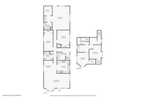 Tiny photo for 554 Fisk Avenue, San Jose, CA 95125 (MLS # ML82034996)