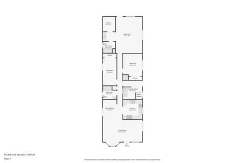 Tiny photo for 554 Fisk Avenue, San Jose, CA 95125 (MLS # ML82034996)