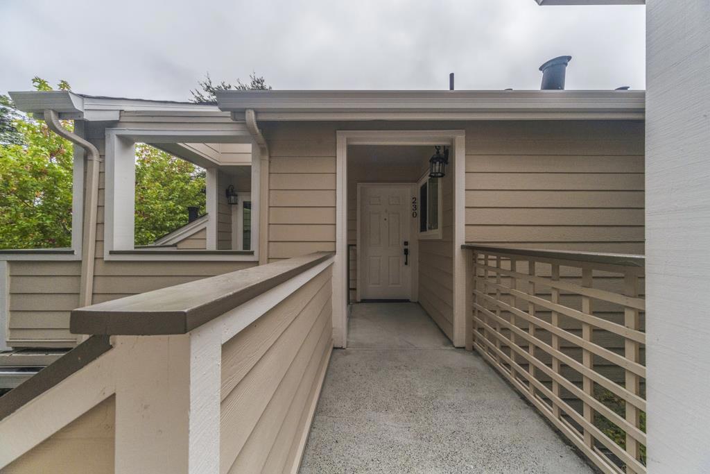 If you are thinking of downsizing or are looking for a footprint on the Coastside, be sure to see this unit in person. Tastefully updated and impeccably cared for, this South-Southwest facing two bedroom, one bath dwelling sits upstairs above the garages below. No need to worry about disturbing anyone downstairs...Quiet, peaceful and private with easy access to parking, guest parking, & to your own private garage. Convenient in-unit washer and dryer. Highly sought after location: blocks from the local library as well as shops and restaurants in charming downtown Half Moon Bay. Only minutes to the beach with quick and easy access to Hwy1 and 92.
