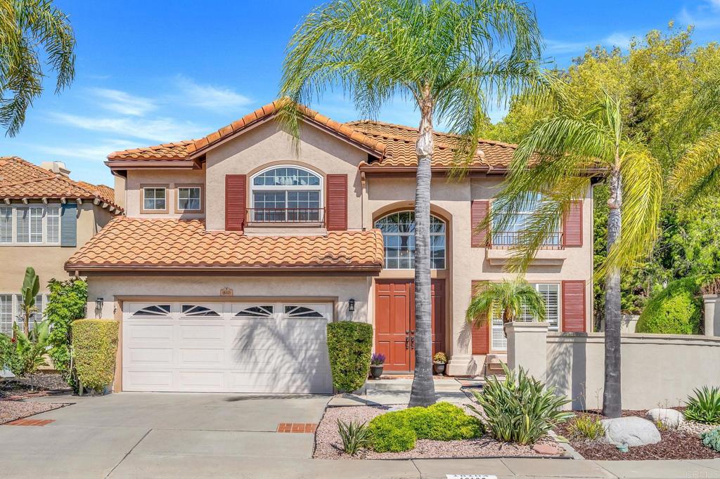 Sellers will entertain offers between $1,425,000 - $1,500,000. Welcome to this beautifully updated 3-bedroom, 2.5-bathroom home with a spacious loft, ideally situated on a corner lot in the highly sought-after Westwood neighborhood of Rancho Bernardo. Step inside to soaring cathedral ceilings and an abundance of natural light throughout. The formal living room welcomes you with abundant natural light and an impressive staircase, while the adjacent formal dining room offers an elegant space for gatherings. The gourmet kitchen flows seamlessly into the cozy family room, which opens to a low-maintenance backyard—ideal for relaxing or hosting guests. Vaulted ceilings in both the living and family rooms add to the home’s sense of openness and charm. Upstairs, the generous primary suite with double doors provides a serene retreat, complete with dual closets, a private view balcony, and a luxurious en-suite bathroom featuring a soaking tub and separate shower. Enjoy the outdoors in your private yard or take advantage of the community amenities just one block away, including a pool and spa. With close proximity to Lake Hodges’ nature and bike trails, top-rated schools, and convenient freeway access. This is a rare opportunity you don’t want to miss!