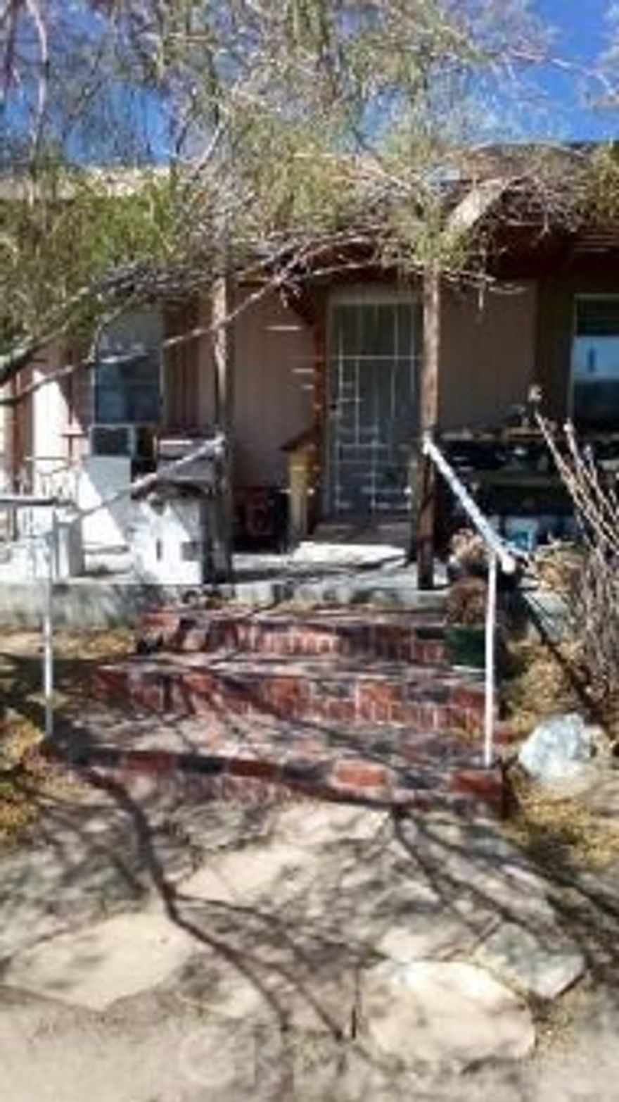 3-Bedroom Manufactured Home on 5 Acres with Private Well



Own your own piece of the desert with this versatile 3-bedroom, 2-bath manufactured home situated on 5 expansive acres of land. This property offers endless possibilities—whether you're looking to expand, build, or enjoy peaceful rural living.



Property Features:



Private 360-ft deep well with gravity feed system and 2,500-gallon storage tank



Plenty of space to build a new home or place additional manufactured homes



Open, usable land with wide-open desert views



Ideal for off-grid living, agriculture, or future development



Enjoy privacy, space, and the freedom to create your own desert retreat—all with your own water source. Don't miss this unique opportunity to invest in land and lifestyle.