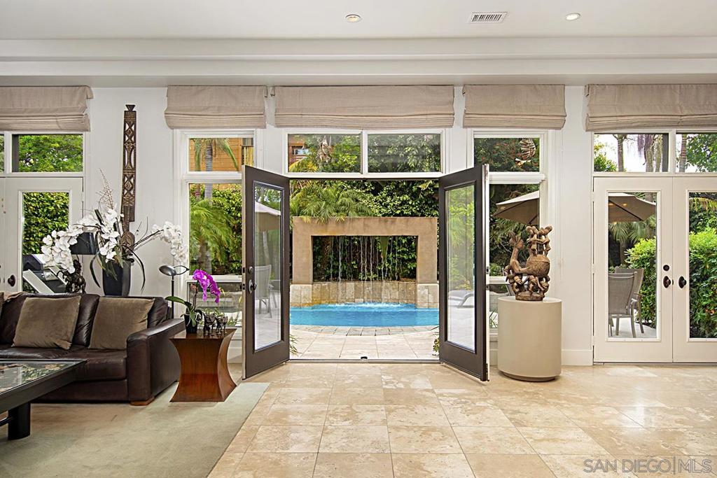 INCREDIBLE PRICE for custom 4 BR / 3.5 bath home with pool just steps from the Pacific Ocean in La Jolla Shores. A private, serene contemporary sanctuary with stone floors, soaring ceilings, and an open floor plan with french doors to private garden, pool and BBQ. Generous Master Retreat with 2 offices, viewing deck and coffee bar. Experience life in the Shores with restaurants, shops, parks, beach strolls and easy freeway access while enjoying complete privacy and serenity...The perfect retreat... Equipment: Pool/Spa/Equipment Other Fees: 0 Sewer: Sewer Connected Topography: LL