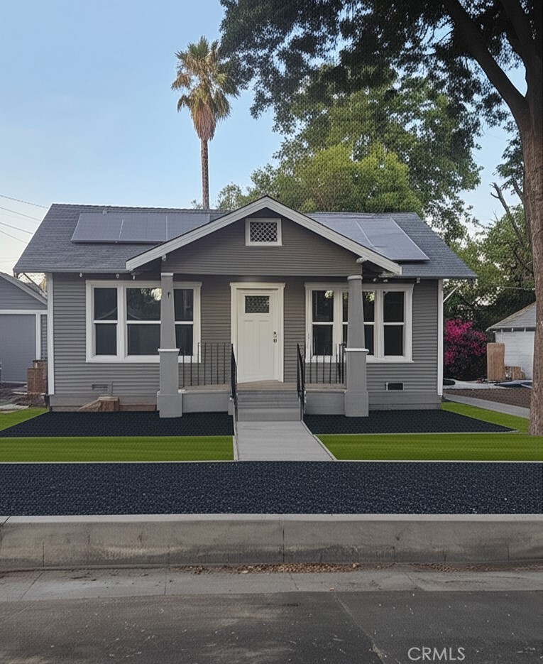 Coming Soon!
Beautifully Remodeled Craftsman | 2 Bed | 1 Bath | Prime Riverside Location
Step into timeless elegance with this fully remodeled 2-bedroom, 1-bath Craftsman-style gem, perfectly blending vintage charm with modern updates. From the moment you arrive, you’ll be welcomed by a large, inviting front porch—ideal for morning coffee or relaxing evenings.
Inside, this home features a gorgeous open floorplan with brand new plank flooring throughout. The spacious family room flows effortlessly into a stunning, fully updated chef’s kitchen complete with new cabinetry, quartz countertops, and a stainless steel farmhouse sink—all designed with style and function in mind.
The bathroom has been tastefully remodeled, combining modern finishes with classic character—highlighted by beautiful tilework and a large glass-enclosed shower.
Both bedrooms are generously sized, each offering walk-in closets, providing comfort and ample storage—an uncommon find in vintage homes. This home also has fully paid off solar panels, with central air and heating.
Step outside to your private backyard oasis, surrounded by brand new vinyl fencing. The beautifully landscaped yard features lush grass areas, a patio perfect for entertaining, and plenty of room for kids or pets to play.
The home also includes a 1-car garage with dedicated laundry space, plus an extra-long, brand new concrete driveway—providing plenty of off-street parking for multiple vehicles.
Located in the heart of Riverside, you're just minutes from downtown shopping, dining, nightlife, and award-winning schools and parks. Grab a coffee and walk home—this is Riverside living at its finest.
Don’t miss out on this move-in-ready beauty—schedule your showing today before it’s gone!
This home also qualifies for a $20,000 grant program.
