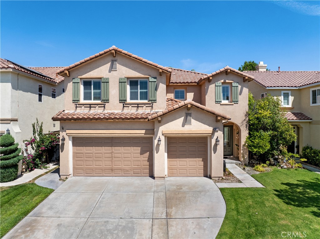 Welcome to your dream home in Canyon Country! Located in a peaceful cul-de-sac within one of Canyon Country’s most desirable communities, this beautifully upgraded 5-bedroom, 4-bathroom home combines luxury, comfort, and functionality — with no Mello-Roos and a low HOA!
Step through elegant glass double doors into a grand entryway featuring high ceilings and stunning granite floors. The open-concept layout flows effortlessly into the heart of the home — a chef’s kitchen! Equipped with stainless steel appliances, sleek quartz countertops, a large center island, designer backsplash, and abundant cabinetry, the kitchen is perfect for both entertaining and everyday living.
One of five spacious bedrooms is conveniently located on the main floor, ideal for guests, or a private office. Upstairs, the primary suite is a true retreat, complete with walk-in closets and a beautifully appointed en-suite bathroom. The upper level also includes a dedicated study, a loft, and a laundry room for ultimate convenience. The expansive 3-car garage includes 220V EV charger and is finished with epoxy floors, built-in cabinets, and a stone countertop — ideal for storage, hobbies, or projects. Enjoy the perfect blend of peace of mind and modern convenience with a built-in home camera system and smart home features — offering enhanced security and effortless living throughout. Step outside to your own private oasis featuring a saltwater pool, ideal for relaxing weekends or unforgettable summer gatherings. Don't miss the opportunity to own this exceptional property — schedule your showing and make this incredible home yours before it’s gone!