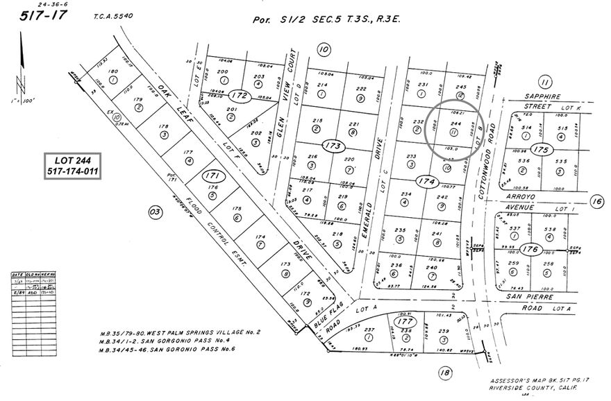 Lot in Whitewater for sale. Higher elevation offers breathtaking views of San Jacinto mountain. Quiet area with a lot of opportunity for you to own land and bring your RV, mobile home or build your dream home. Fantastic location close to Cabazon stores, restaurants, outlets and Desert Hot Springs. Lot is level. Water and electricity are available to many lots. Buyer to verify availability of all utilities for this property. This lot offer the opportunity to develop the property to meet your needs. Multiple lots available.