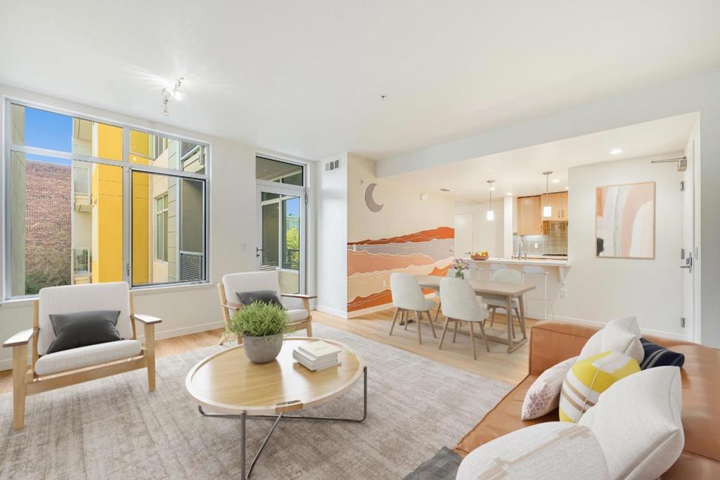 URBAN LUXURY IN SAN FRANCISCOS LOWER PAC HEIGHTS The balcony overlooking this courtyard is the perfect place to breathe the fresh air and snuggle up in a warm throw blanket as you enjoy your morning coffee. This ultimate location nestled in the desirable Lower Pac Heights neighborhood has a Walkers Paradise Score of 97 and the deeded parking makes City living a breeze, not to mention it is one of the rare SF condos with A/C! The building boasts a fitness center, secure lobby, residents lounge, sky terrace with city views, and a landscaped interior courtyard. The modern kitchen boasts Caesarstone® countertops, European-style Barbosa cabinets, sleek Bosch® appliances and a built-in Thermador refrigerator. Large Walk-In Hall Closet and in-unit laundry. Living area with lots of natural light. Close to Kaiser, UCSF, shops and restaurants. Welcome to your sanctuary in the middle of The City!