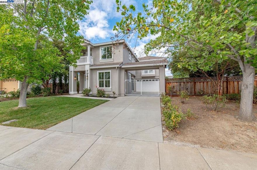 Welcome to Livermore! This beautifully updated 4-bed, 2.5-bath home is in the desirable Springtown Area of N. Livermore. This turnkey two-story offers a light-filled interior with neutral tones, high ceilings, and recessed lighting throughout. New interior and exterior paint throughout! All new flooring runs seamlessly through the home and is sure to please! The light and bright modern kitchen features white cabinets, new stone countertops, stainless appliances,  bar seating, a dinette area, and built-in cabinetry for extra storage. Upstairs, all bedrooms offer comfort and privacy. The spacious primary suite includes a large soaking tub, walk-in closet, and plush carpet in living areas. Carpeted stairs add warmth and charm. Spacious side yard includes ample room for gardening. Large backyard lawn area ideal for outdoor fun! Ideal location near parks, top schools, and easy commuter access—this home is move-in ready and not to be missed!!