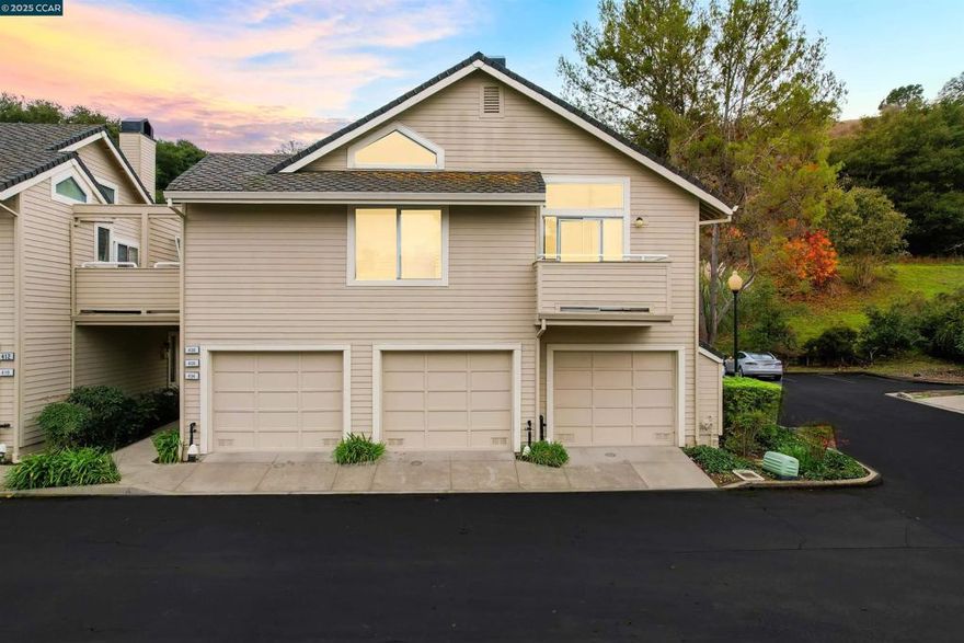 Step into comfort and style with this beautifully updated 1-bedroom, 1-bath home in the sought-after Baypointe community—an inviting space you’ll love coming home to every day. Thoughtfully designed for both convenience and relaxation, this residence features modern upgrades throughout, including sleek recessed lighting, stainless steel appliances, fresh finishes, and high ceilings that create an open, airy feel enhanced by abundant natural light. The well-appointed kitchen flows seamlessly into the living and dining areas, while the private balcony offers a peaceful spot to enjoy hillside views. Additional conveniences include in-unit laundry, an attached 1-car garage with direct interior access, and a monthly HOA of $474 that covers water and trash and provides access to resort-style amenities such as a gated pool, spa, and clubhouse. Ideally located less than 10 minutes from freeway entrances to I-80 and Highway 4, this home offers effortless travel to nearby destinations like Napa, San Francisco, and Walnut Creek. Surrounded by parks, scenic trails, shopping, dining, and nearby schools, this home combines comfort, location, and modern living into a serene and stylish retreat in the beautiful city of Hercules.