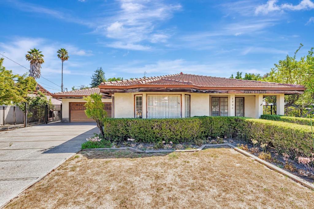 Custom home that needs to be remodeled-large home on spacious lot - City of Santa Clara has now rezoned the property to R3 which may allow multi-units - check wtih Building/Planning Department for details. Spacious floor plan features over-sized living room with bay window; separate office/library with built-in glass curio cabinet*Spacious dining room with parquet flooring and numerous oak cabinets with shelving for storage*Kitchen has lots of space - tiled countertops, gas cooktop, island with additional sink and storage-wood flooring*Adjacent to kitchen is another living space and inside laundry area with it's own sink*Four large bedrooms with natural wood doors* Primary bedroom has built-in shelving, large closet and private bathroom plus french doors to inside courtyard*An added enclosed, interior courtyard has several french doors to the interior of the house plus the side yard. Need more storage- there is a huge attic above with dropdown stairs*The backyard has walkways around the back, mature landscaping, fruit trees and more storage in the shed. You are near high tech companies, major commute routes, shopping and schools. Adjacent home at 1545 Pomeroy is also for sale. Great opportunity!