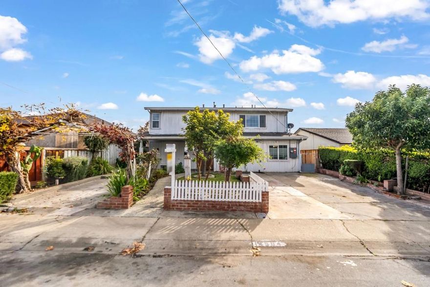 Opportunity meets function in this 2,793 sq ft San Jose home designed for adaptable living. The spacious floor plan includes 7 bedrooms plus a bonus room, and 3.5 bathrooms, offering plenty of room for everyone. A portion of the upper level serves as a 2-bed / 1-bath unit with a kitchenette, creating possibilities for extended family, guest living, or income-generating room rentals.  Located on a 5,000 sq ft lot, the property includes a large backyard, mature fruit trees, and a storage shed. All improvements have been permitted, providing assurance for future value and upgrades.  This property is being sold as-is and presents strong potential for those looking to build equity with an income producing property or accommodate a multi-household lifestyle.