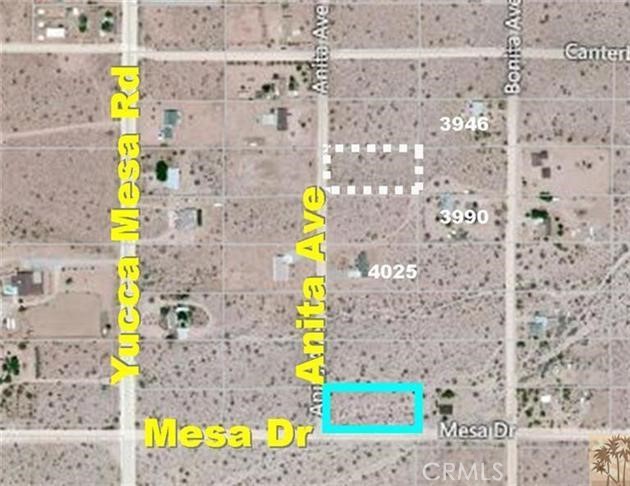 Discover the perfect opportunity to build your dream home or investment property on this stunning lot in Yucca Valley. Nestled in a serene location, this lot offers breathtaking mountain views that will captivate you every day.
Key Features:
• Mountain Views: Enjoy the picturesque scenery and tranquil ambiance of the surrounding mountains.
• Water Meter On Site: Save time and money with the convenience of an already installed water meter.
• Utilities Nearby: Essential utilities are easily accessible, making the building process smoother and more efficient.
• Ideal for Investors: This lot presents a fantastic opportunity for investors looking to develop in a growing area.
Don't miss out on this exceptional property in Yucca Valley. Whether you're planning to build your forever home or seeking a valuable investment, this lot has everything you need.