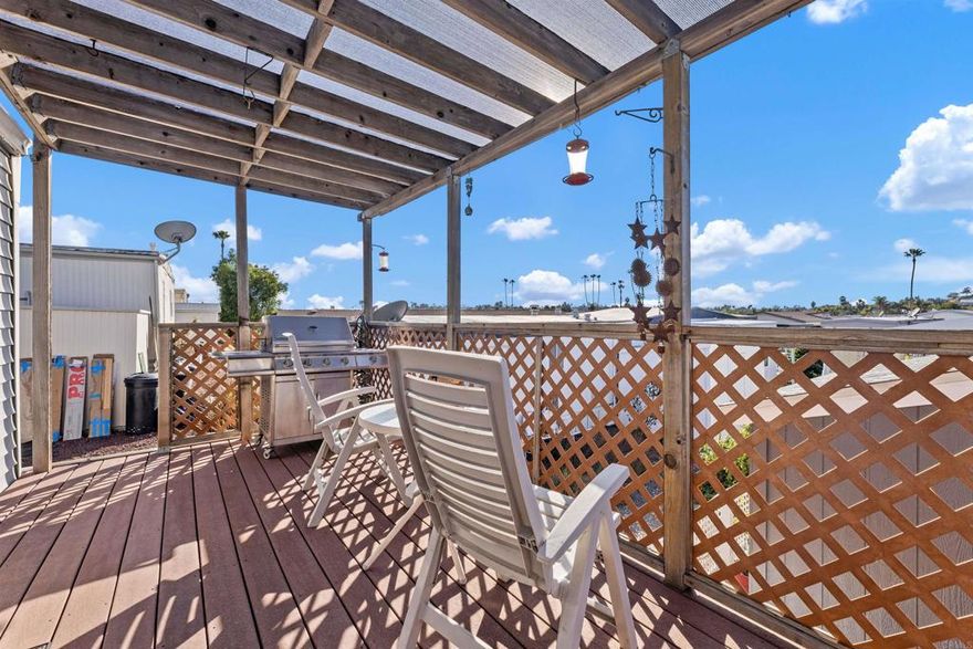 Cascade is a 55+ Community (w/ the second resident being 45+). Unit 23 is move-in ready and awaits it's new owners!! When you walk up to your front door, you will be pleasantly surprised by the covered porch ready for you to sit and relax on. Stepping inside, you are greeted with a very spacious home and it's neutral colors. The living and dining area has a lovely flow separating the two bedrooms. Enjoy your appliances while cooking your favorite meals in the kitchen. The primary bedroom offers a private bathroom, vanity and a spacious walk-in closet. From the second bedroom you will be greeted with an additional door to the patio where you can enjoy fresh air and will be delighted with stunning sunsets. With a great location close to everything, this is a wonderful place to call home. The community clubhouse offers: a full kitchen for events, a library, billiards, a heated pool, spa, gym and a laundry facility. Water, trash and basic cable are included in the HOA fees. Pets are allowed but must be approved. At Vista Cascade, each household holds a share of Cascadian's, Inc. with its current $40,000.00 value included in sales price.
