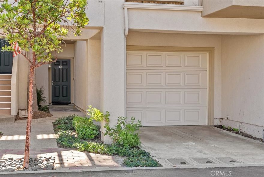 One of best locations and with views! Updated, serene,relaxing retreat. Great feature is one car attached garage with direct access. Remodeled: kitchen cabinets, counters, dishwasher, and flooring; bathroom with walk-in shower. Cozy fireplace with doubled-sided fireplace and spacious sunroom, vaulted ceilings, private patio yard. Open floorplan; mirrored wardrobes. Great opportunity to live in Laguna Niguel! Palm Court amenities include pool, spa, barbecue area, tennis courts, playground, and nearby walking trails. Ideal location minutes from ocean, Dana Point Harbor, shopping, restaurants, schools and freeways.