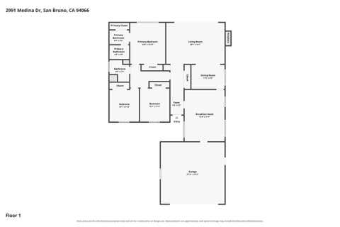 Tiny photo for 2991 Medina Drive, San Bruno, CA 94066 (MLS # ML82054904)