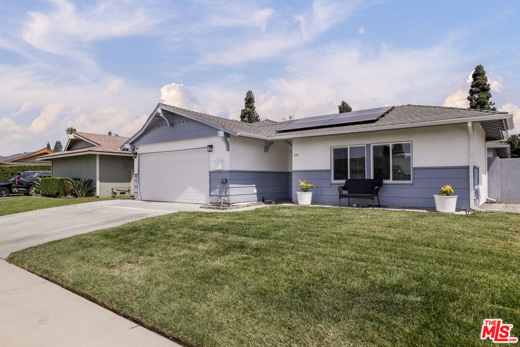 Turnkey South Carson Single Story Ranch Home. Welcome to this beautifully updated and meticulously maintained 4-bedroom, 2-bathroom home nestled in one of Carson's most desirable and tranquil neighborhoods. Designed with both comfort and style in mind, this turnkey residence features a spacious open floor plan that seamlessly connects the living room, great room, dining area, patio, and kitchenperfect for entertaining or family gatherings. Enjoy the luxury of modern living with numerous recent upgrades completed in the past two years, including: Kitchen and bathroom remodels (2024). Elegant luxury vinyl plank flooring throughout (2024). New HVAC system, dual-pane windows, energy-saving solar panels, top-of-the-line water filtration system, and fully landscaped yard with automatic sprinklersall installed in 2024. Newer roof and gutters (2020-2021) The gourmet kitchen offers newer appliances, sleek quartz countertops, a gas stove/oven, and a convenient dishwasherideal for creating memorable meals. The primary bedroom boasts a private en-suite bathroom, offering a peaceful retreat after a long day. Located just minutes from California State University Dominguez Hills, this home provides easy access to the 91, 110, and 405 freeways, making commutes and day trips a breeze. Families will appreciate proximity to local elementary, junior, and high schools within the Los Angeles Unified School District. Enjoy living close to entertainment venues, shopping, movie theaters, sports events, and all the amenities of downtown Los Angelesmaking this the perfect location for both relaxation and fun. Don't miss your chance to own this exceptional South Carson homeschedule your private showing today!