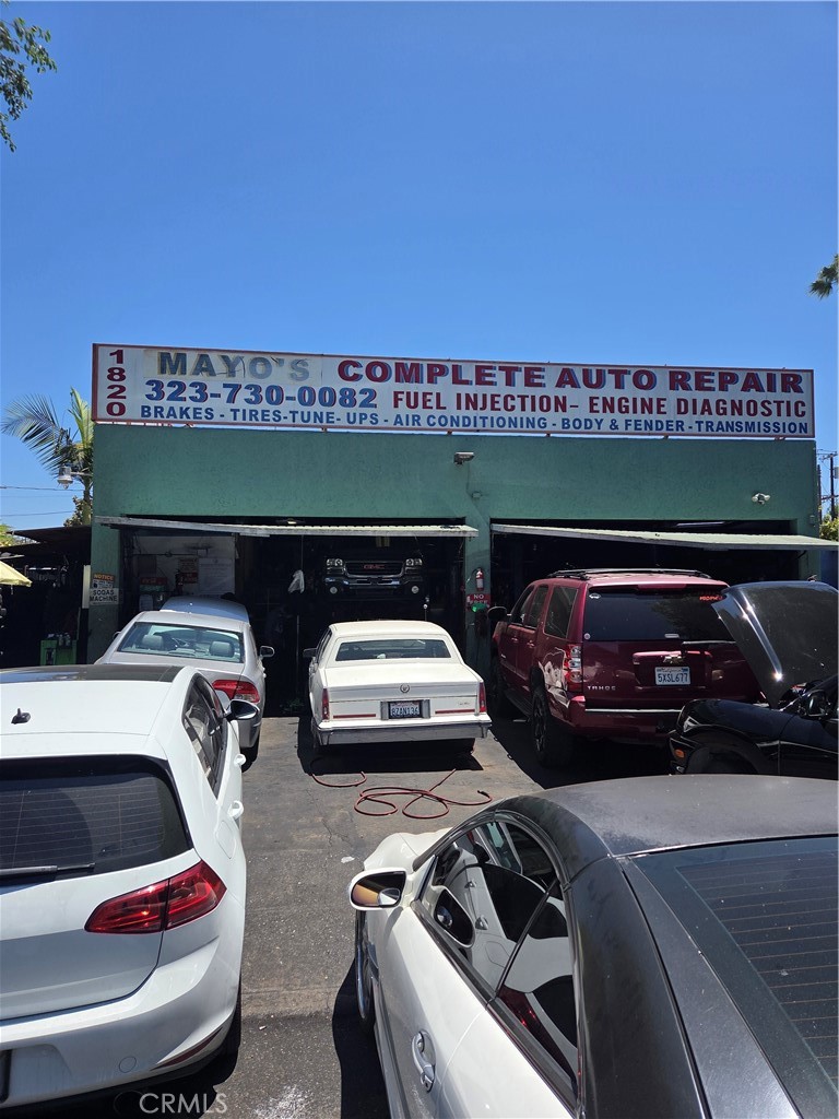 Well established Commercial mechanic shop. In busy area and close to major freeways. In business for 60 years, under current owner for the past 8 years. Business to be sold (for $495,000) concurrent with building (for $995000) for a total of 1.49 million. Included in sale is machinery, inventory, goodwill. There are 8 mechanics working on site. PLEASE DO NOT DISTURB WORKERS. Shown by appointment only. Excellent opportunity for a new owner to have a business and own his own building and lot!!!